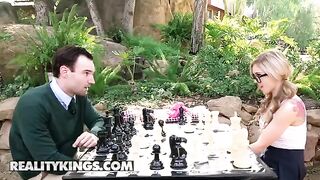 A nerdy teen Kali Roses gets fucked outdoors by Reality Kings