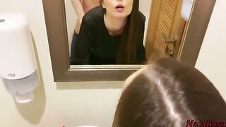 First night date with a guy in a restaurant toilet, Natalissa