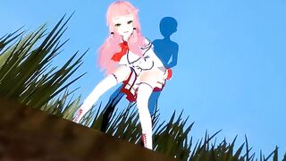 Flare Arlgrande gets fucked and sucks for the first time in POV