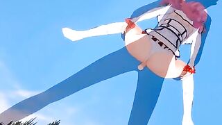 Flare Arlgrande gets fucked and sucks for the first time in POV