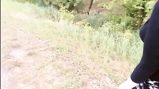 A sexual woman is fucking with the first guy in a new city