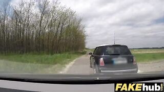 Fake cop unregistered driver gets creampied by a cop in uniform