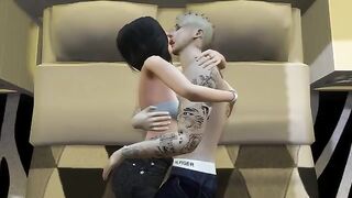 3D Hentai - Justin & Selena sex in Sims 4 world
