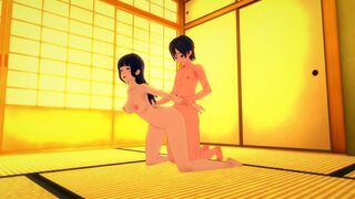 Hinata Hyuga gets fucked by her classmate after school