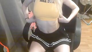 Schoolgirl fucked hard by her boyfriend in a homemade scene