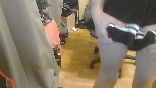 Schoolgirl fucked hard by her boyfriend in a homemade scene
