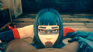 Blonde beauty gets fucked hard in this intense Fortnite compilation