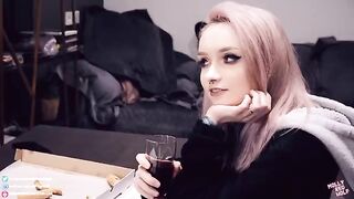 A girl made her dream come true and fucked her girlfriend hard