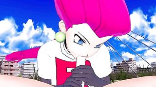 Jessie from Team Rocket wants to fuck your rocket Pokémon in POV style