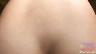 A Filipino virgin was caught and fucked by her classmate in the barn