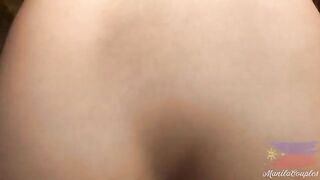 A Filipino virgin was caught and fucked by her classmate in the barn