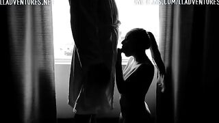 The couple got bored at home and decided to have sex on the street