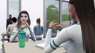 The student seduced her teacher with a blowjob and fuck