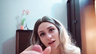 A sly stepson got his stepmom’s stockings and pantyhose in a bunch