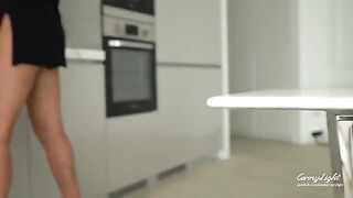 Step mom caught her step son jerking off and helped him finish