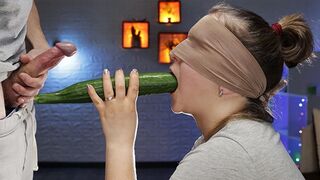 My friend tricked me blindfolded with a taste game - SanyAny