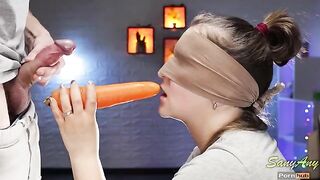 My friend tricked me blindfolded with a taste game - SanyAny