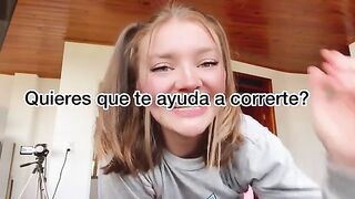 A hot gringa with a big ass enjoys herself in this steamy JOI scene