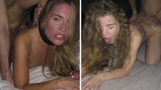 Petite babes Eveline Dellai and Sabrina Spice in a rough compilation