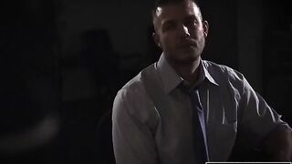 Shady reporter fucked busty Evelyn Claire in the office, a taboo thrill