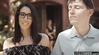 A lonely widow, Natasha Nice, gets obsessed with her neighbor's impressive size