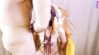 Cowboy fucked sexy Bogini Gypsy Queen Indian in a passionate session
