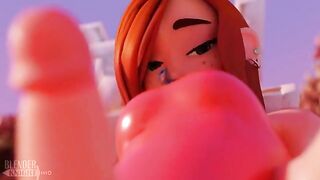 Wendy takes a Dipper by the pool in this hot adult animation