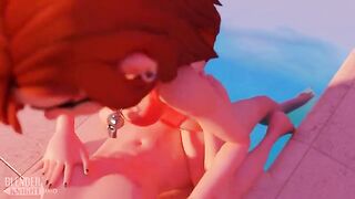 Wendy takes a Dipper by the pool in this hot adult animation