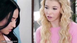 A girl hard fucked by her best friend at college, featuring Kenzie Reeves