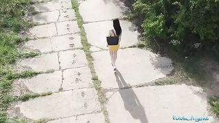 A guy spied on a girl taking a piss with his drone and fucked her