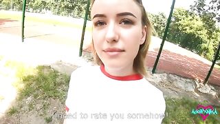 A girl is fucking with a teacher to get a good mark