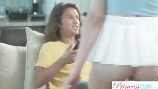 You're going to give your stepsister all of your cum - PrincessCum
