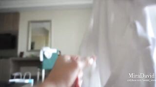 This girl knows how to relax on vacation. Handjob and hard sex await