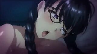 The succubus girl is captured between five huge dicks in uncensored 4K