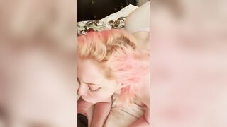 I gave my husband a blowjob and he filled my mouth with cum