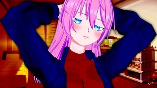 Shikimori Micchon gets her pussy full of cock in this hot anime scene