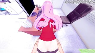 Shikimori Micchon gets her pussy full of cock in this hot anime scene