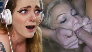 The most powerful cock she has ever experienced, a wild reaction!