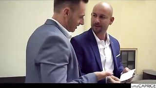 Angel Emily seduced two strangers and got soaked with their cum