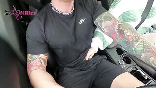 My slutty wife gave me a blowjob while driving, it was wild!