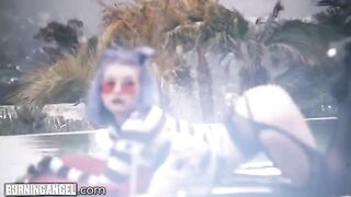 The goth princess Arya Fae gets her dose of anal and orgasms