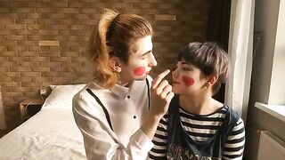 A sexy mime show with passionate and romantic sex between a couple