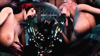 Full Moon 2 Gangbang uncensored 3D Hentai action