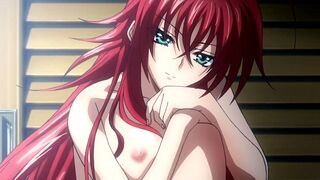 Rias greets her new servant - animated hentai joI