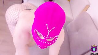 Amateur thick ass girl fucked deep in her asshole