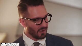 A hot girl is fucking with her favorite designer in a steamy scene