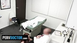 A ginger teen had to fuck the doctor because she didn’t have money to pay for his services