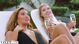 Dream threesome with Agatha, Freya and Lika in 4K quality
