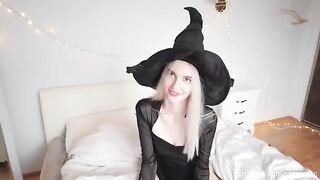 A guy came to the house of a naughty witch on Halloween night