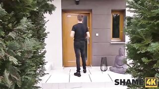 Accidental sex with a neighbor, a common fantasy explored by Shame4K